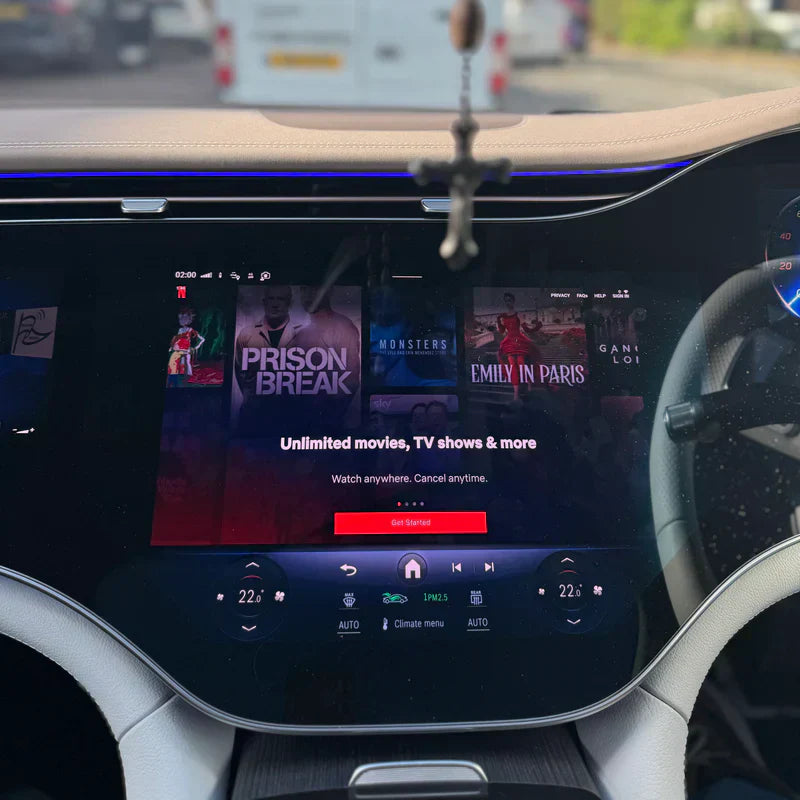 YouTube och Netflix AI-box för Mercedes