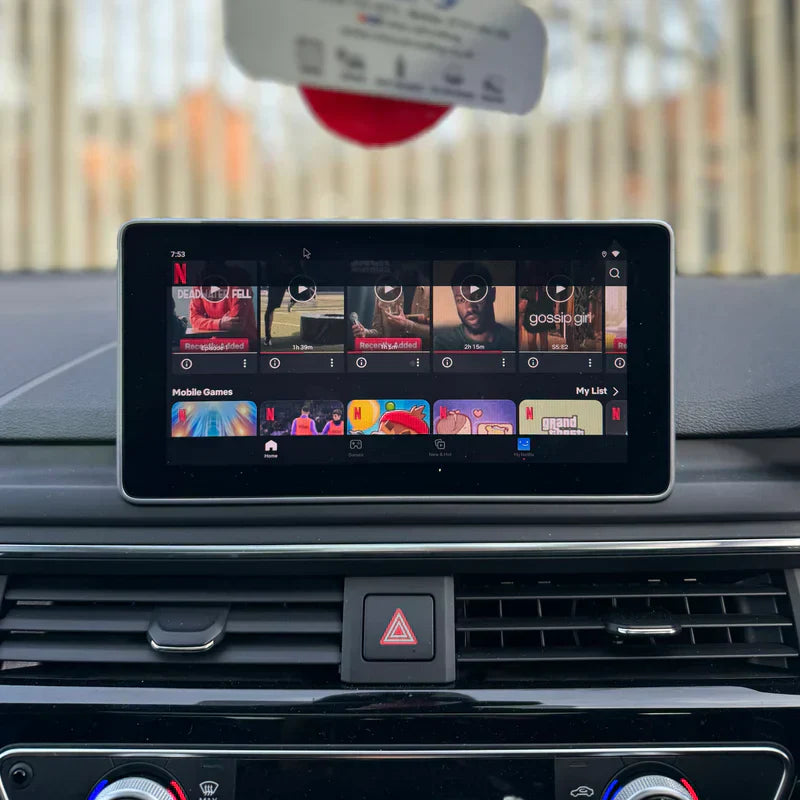 YouTube och Netflix AI-box för Audi