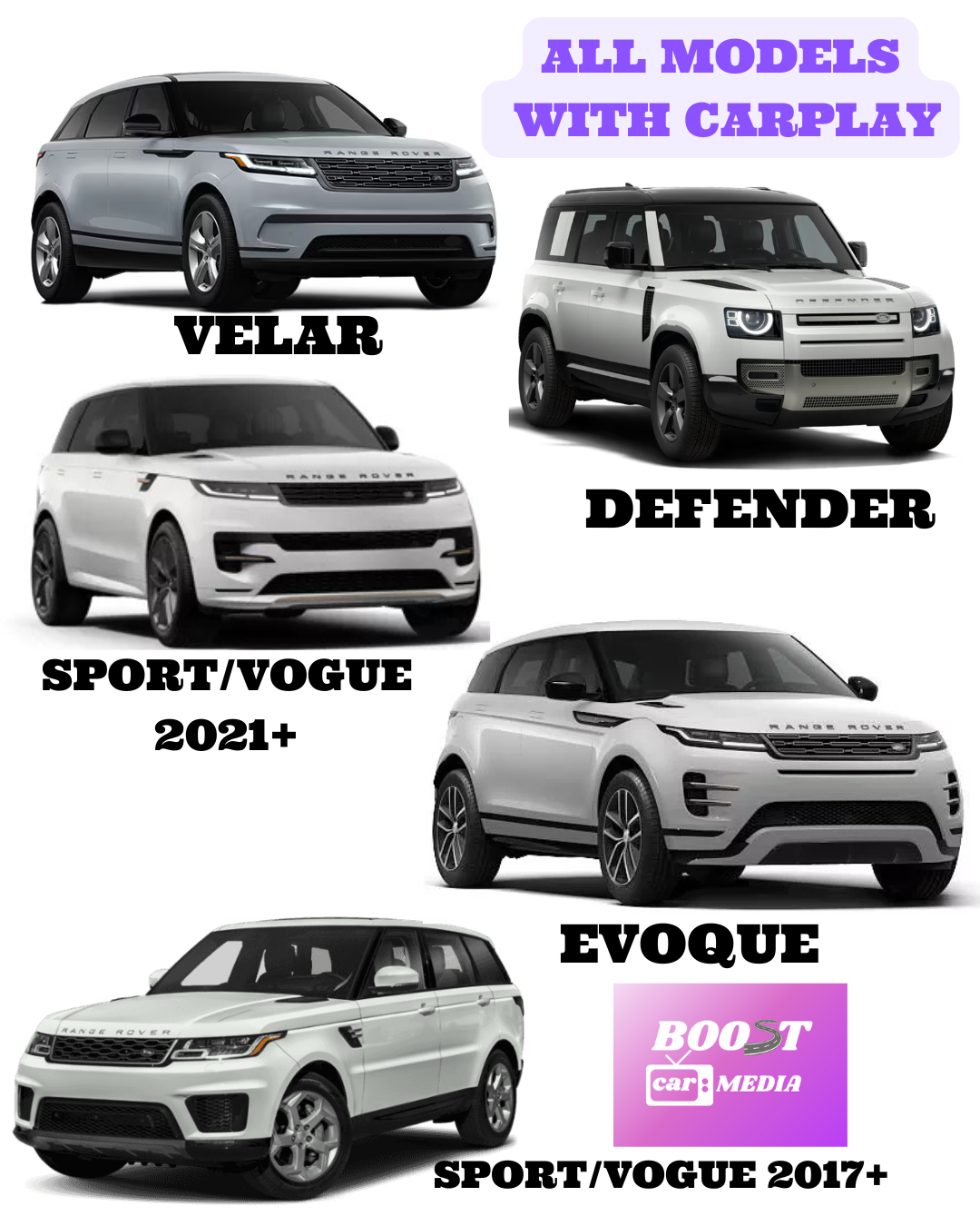 YouTube och Netflix AI-box för Land Rover/Range Rover