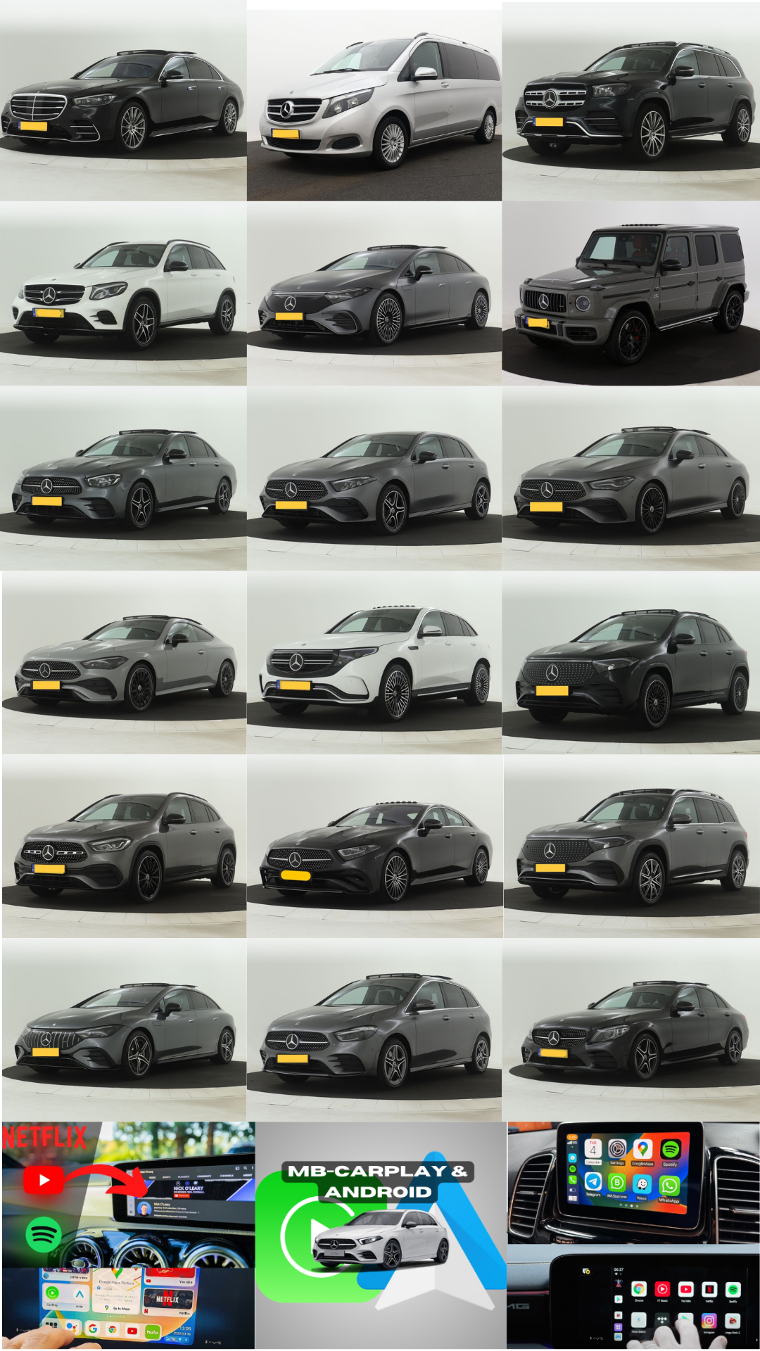 YouTube och Netflix AI-box för Mercedes