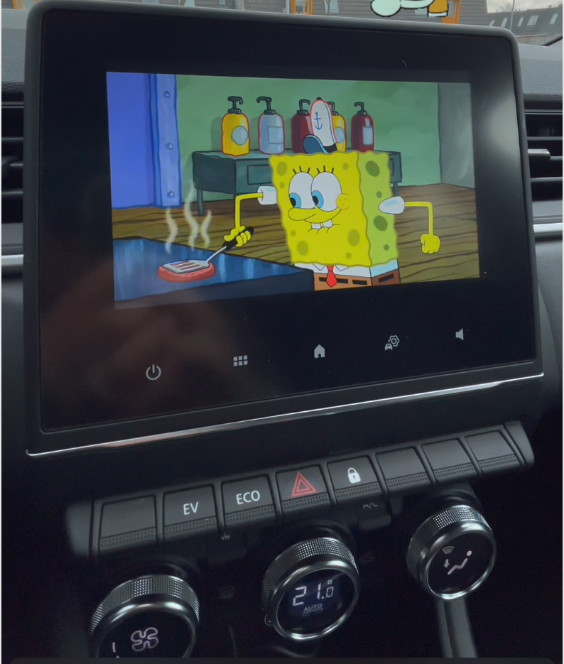 YouTube och Netflix AI-box för Mitsubishi