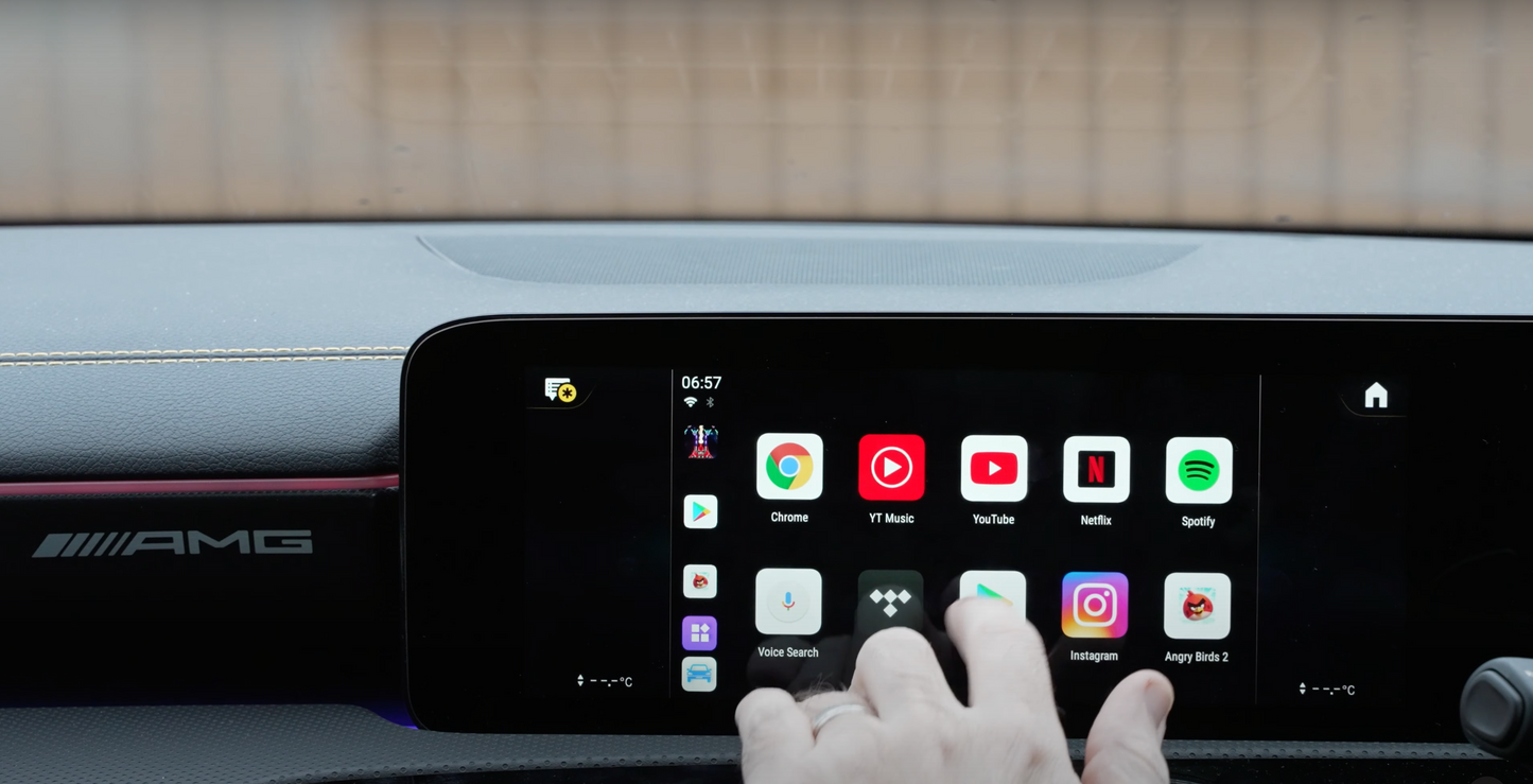 YouTube och Netflix AI-box för Mercedes